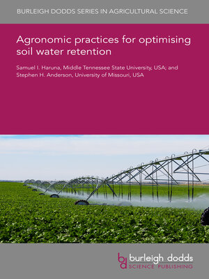 cover image of Agronomic practices for optimising soil water retention